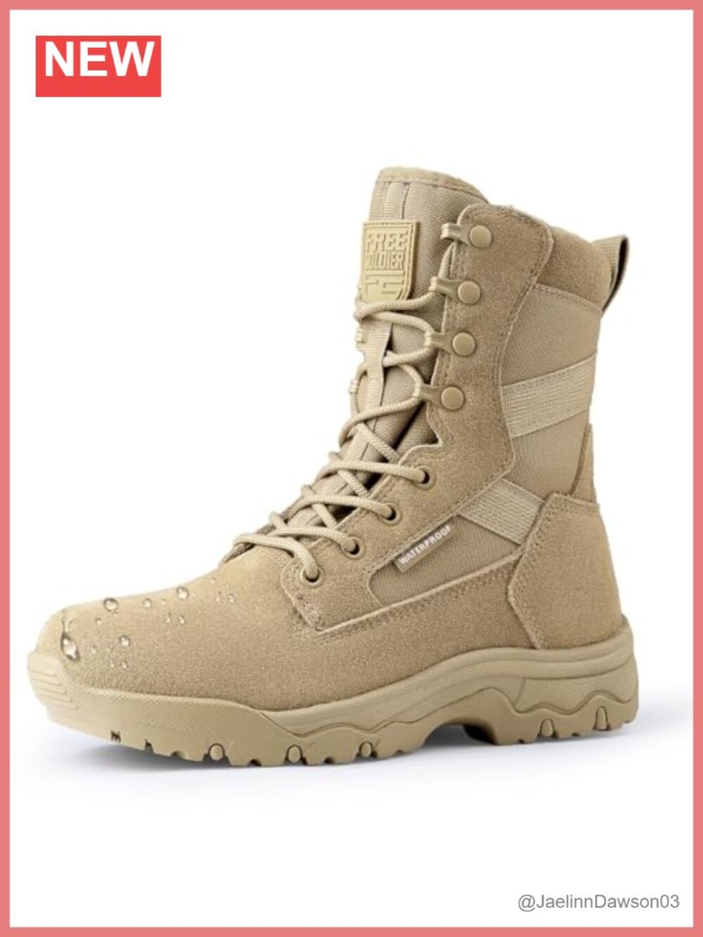 Tactical Boots 8 Inch Lightweight Combat Work Military Desert Boots